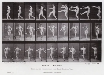 The Human Figure in Motion: Woman, Kicking