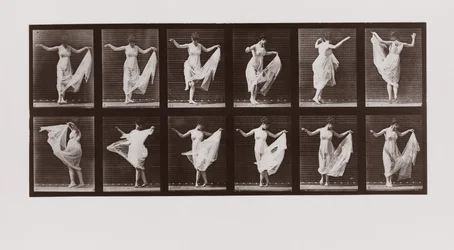 Woman dancing, Plate 107 from Animal Locomotion