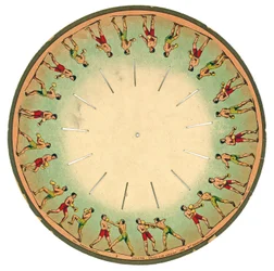 Zoopraxiscope Disc Showing Men Boxing, 1893
