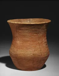 Bell beaker from a grave at Radley, Barrow Hills, c.2500-2150 BC