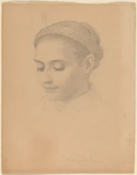 Head of a Young Woman