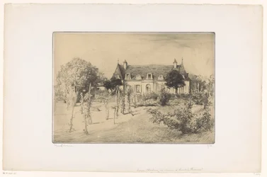 View of a Garden by a House
