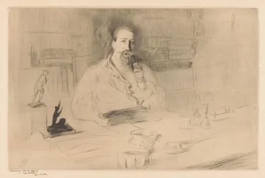 Portrait of Anatole France at His Desk