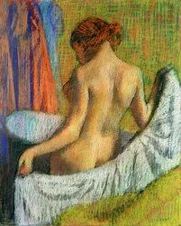 After the Bath, Woman with a Towel