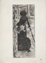 At the Louvre: La Peinture (Mary Cassatt)