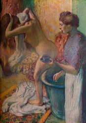 Breakfast after a bath, 1883