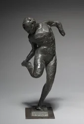 Dancer Looking at the Sole of her Right Foot, 1896-1897