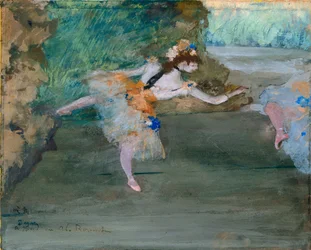 Dancer Onstage, ca. 1877