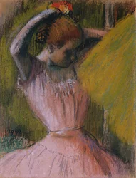 Dancer Arranging Her Hair, c.1900-1912
