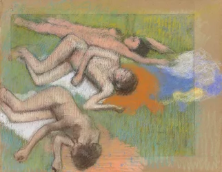 After the Bath, Three Nude Women, circa 1890-1895