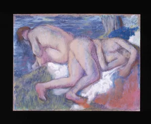 Two Women Bathing, c. 1895