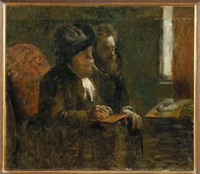 Double Portrait of Marcellin Desboutin and Ludovic Lepic
