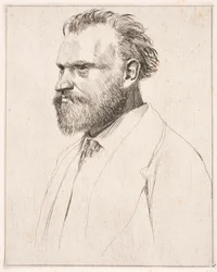 Edouard Manet. Bust-Length Portrait