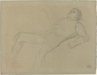 Fallen Jockey (Study for Scene from the Steeplechase: The Fallen Jockey)