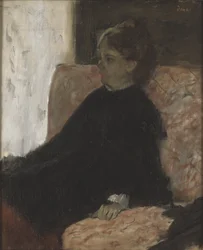 Lady in Black, by Edgar Degas (1834-1917). Nationalmuseum Stockholm
