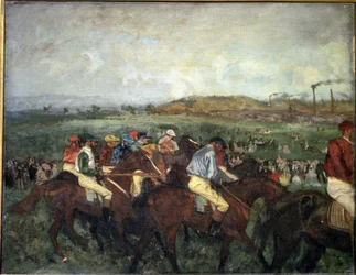 Gentlemen Race. Before Departure, 1862