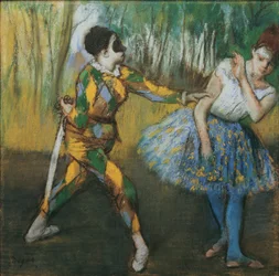 Harlequin and Columbine