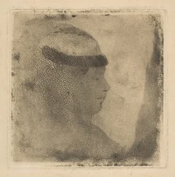 Head of a Woman in Profile, 1879-80