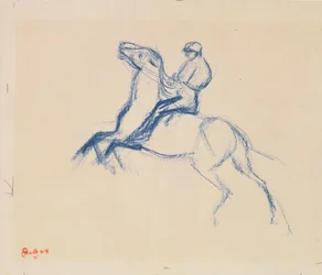 Jockey on Horseback