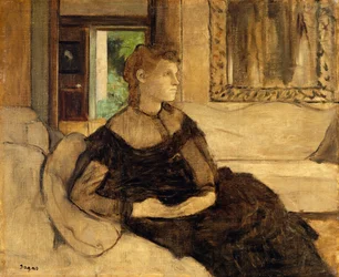 Madame Théodore Gobillard Yves Morisot, 1838-1893, 1869