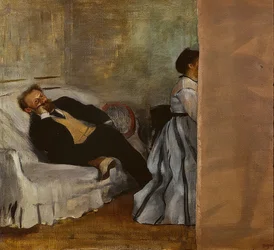 Monsieur and Madame Edouard Manet. 1868-69