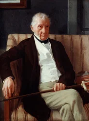 Portrait of Hilaire de Gas, grandfather of the artist, 1857