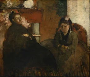Portrait of Mme. Lisle and Mme Loubens, 1866-70