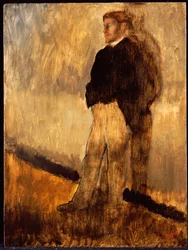 Portrait of a Man Standing with His Hands in His Pockets