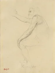 Seated Old Man, c.1862