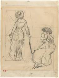 Study for "Mary Cassatt at the Louvre"