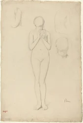 Study of a Female Nude, 1856-1858