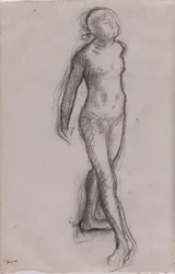 Study of a Nude Dancer, c.1878-79