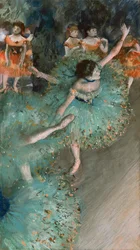 Swaying Dancer in Green, 1877-1878