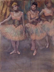Three Dancers before Practice