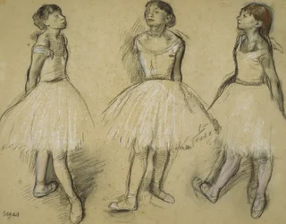 Three Studies of a Dancer in Fourth Position