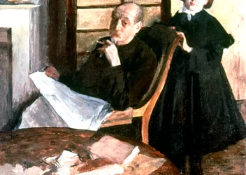 Uncle and Niece, c1876