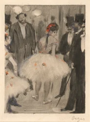 Virginie Being Admired While the Marquis Cavalcanti Looks On, c.1880-83