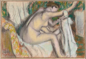 Woman Drying Her Arm