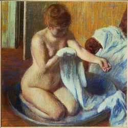 Woman in a bathtub
