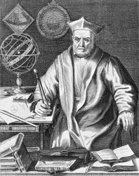 Christopher Clavius (1537-1612) Bavarian astronomer and mathematician, engraving
