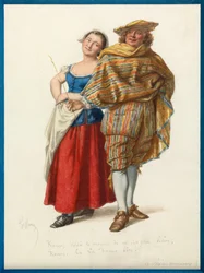 Portrait of Marinette and Fat Rene