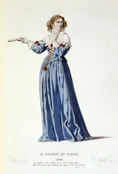 The character of Celidee in the comedy La galerie du palais ou l
