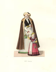 Woman of Silesia and Girl