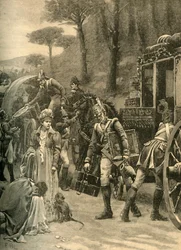 Flight of King Joseph Bonaparte from Vitoria, Spain, 1813