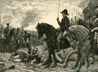 Meeting of Wellington and Blucher after the Battle of Waterloo, 1815