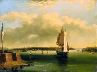 Bay and Harbor of New York from Bedlow