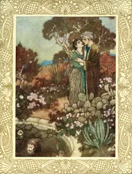 Do You, Within Your Little Hour of Grace, The Waving Cypress in Your Arms Enlace, Before the Mother Back into Her Arms Fold, and Dissolve You in a Last Embrace, Illustration from 