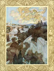 Wake! for the sun behind yon Eastern height has chased the session of the stars from night, illustration from 