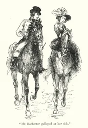 Illustration for Jane Eyre by Charlotte Bronte