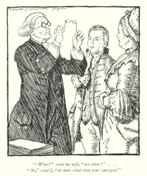 Illustration for The Vicar of Wakefield by Oliver Goldsmith